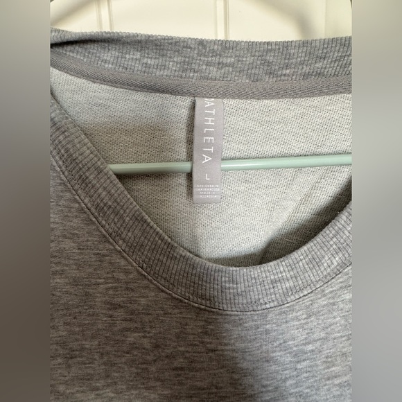 Athleta gray sweatshirt with split back - Picture 2 of 3